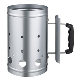 VEVOR Charcoal Chimney Starter, 4 lbs Large Capacity Coal Fireplace, Heavy Duty BBQ Steel Chimney Starter for Charcoal Grill and Barbecues