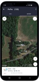 Mini Dog Tracking Collar Mount Device w/ Rechargeable Battery + Sturdy Exterior Size:XXL